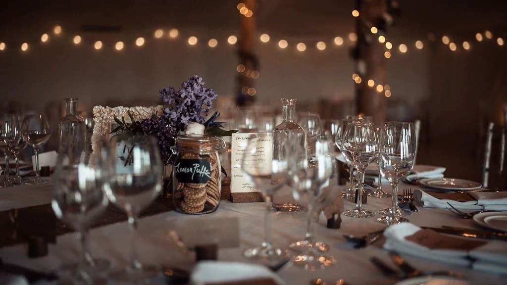 wedding room layout at horetown house