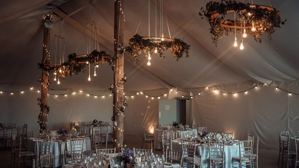 wedding room layout at horetown house