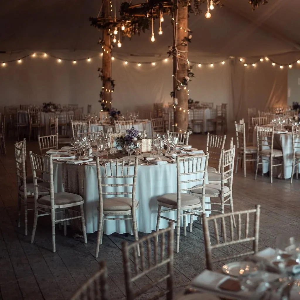 wedding room layout at horetown house