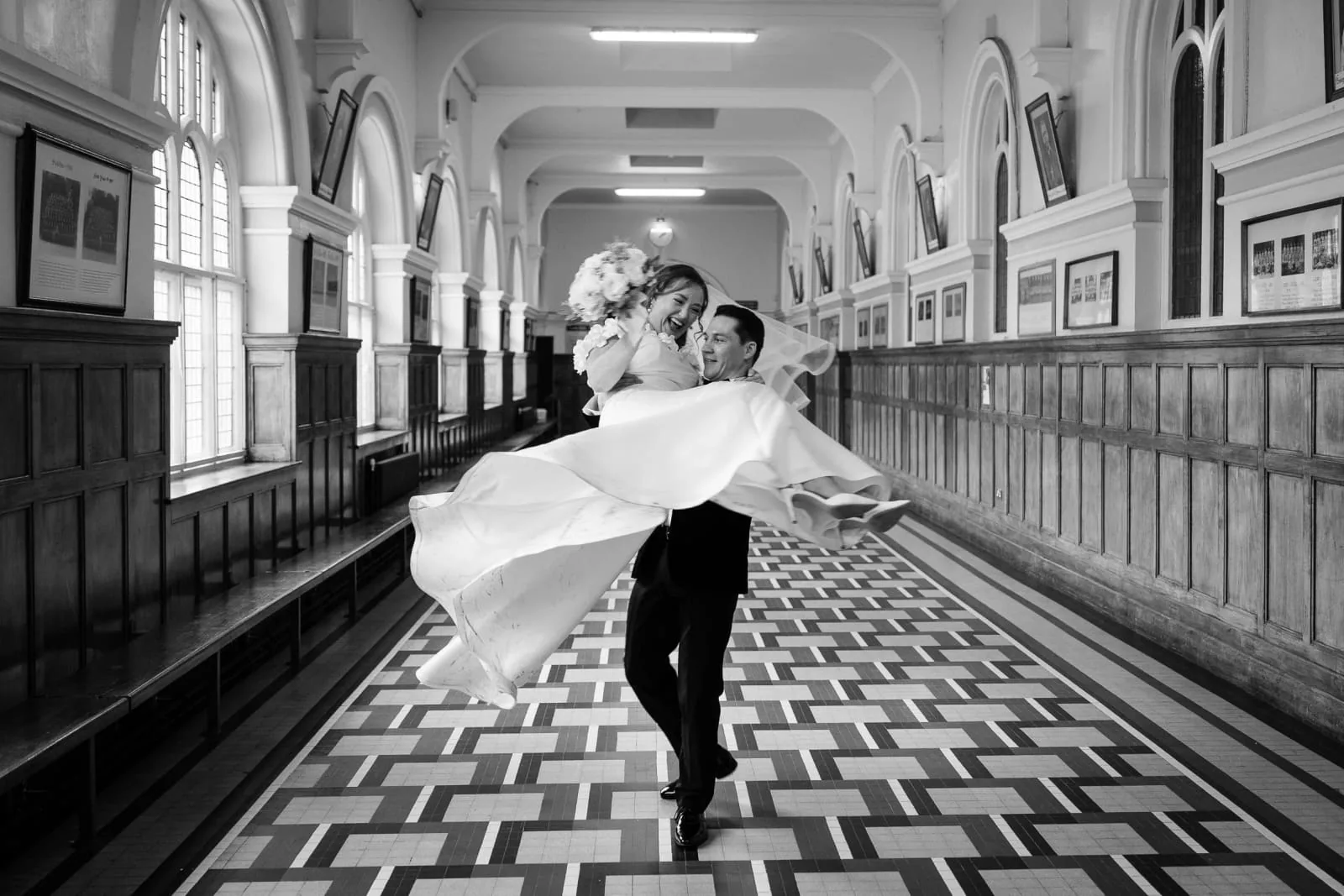 Documentary wedding photograph by David Murphy