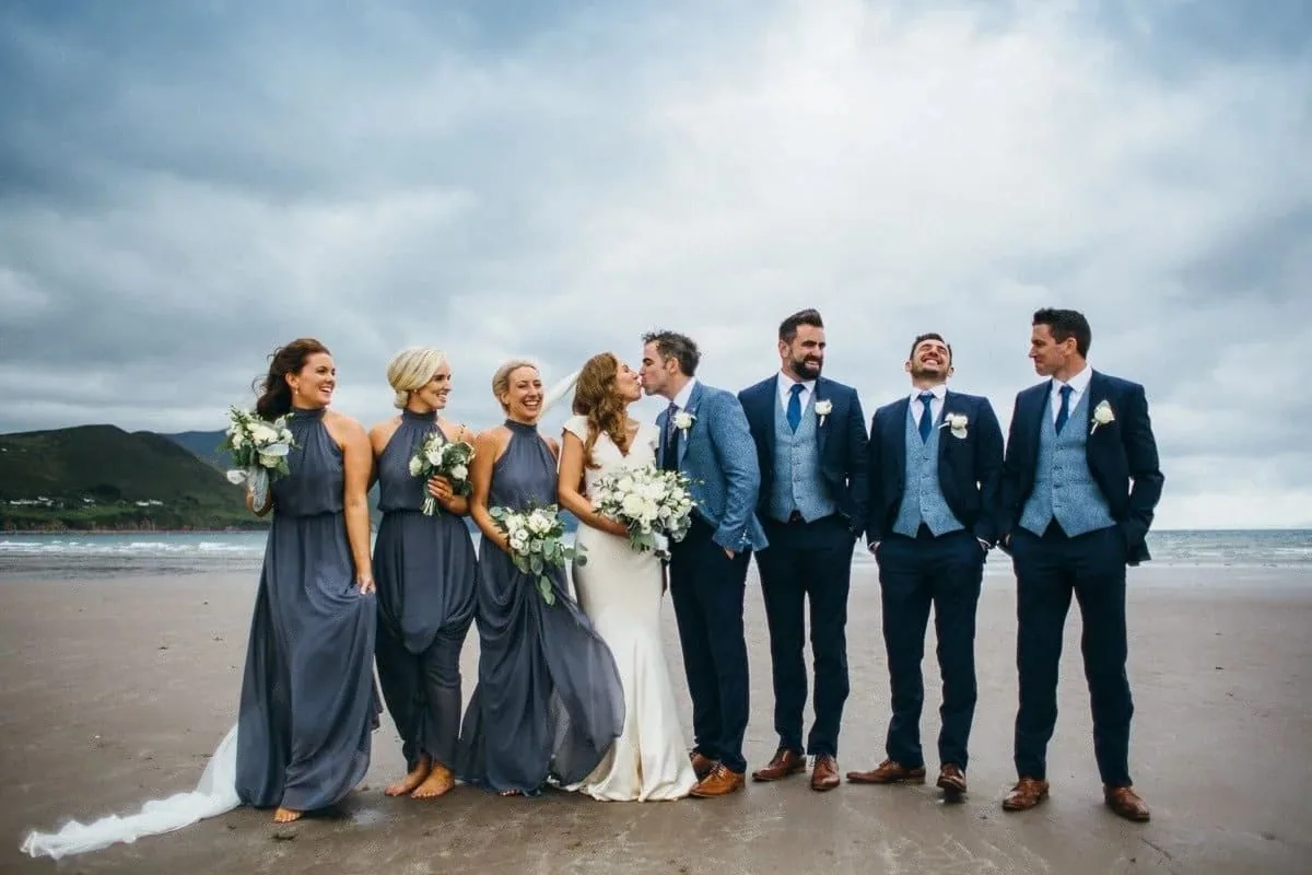 Relaxed wedding photograph by Claire Wilson of Ginger Pixel Photography