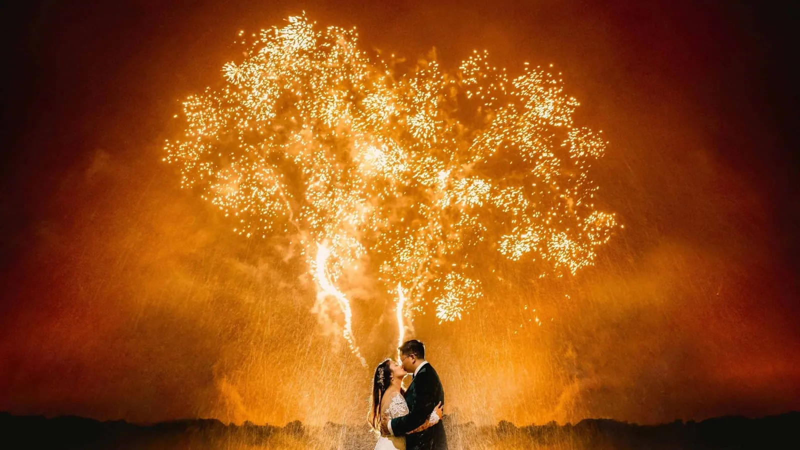 Creative wedding photograph by John Gillooley