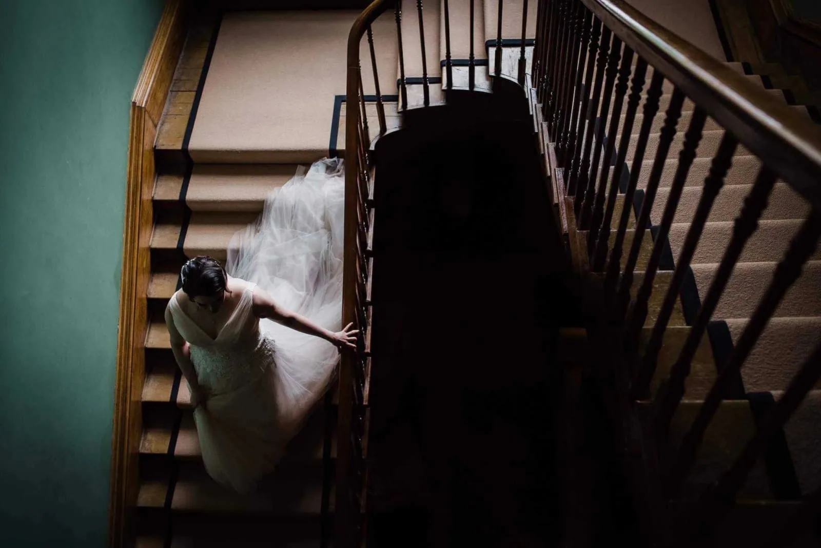 Natural wedding photograph by Kathy Silke