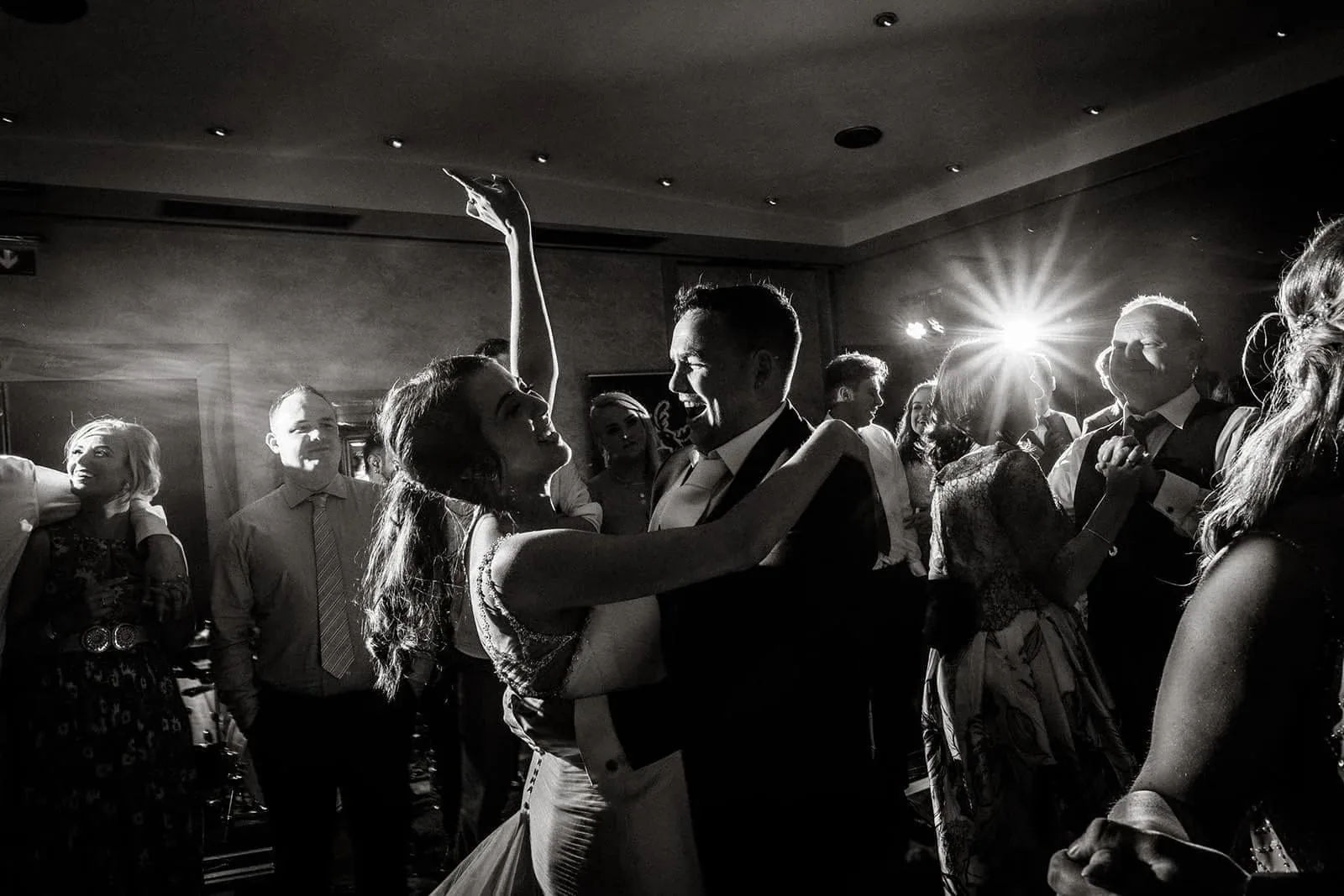 Unposed, natural wedding photograph by Ryan Devereux